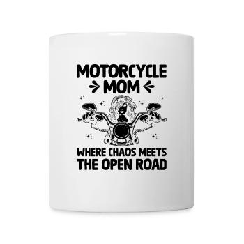 Motorcycle Mom Where Chaos Meets The Open Road Bik - Mug - white - Front