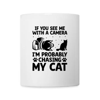 Chat Photographes Chat Amoureux Des Chats Photo - Mug blanc - blanc - Devant