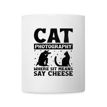 Chat Photographes Chat Amoureux Des Chats Photo - Mug blanc - blanc - Devant