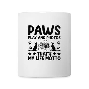 Katzen Fotografen Katzenliebhaber Fotografie Katzen Foto - Tasse - Weiß - Vorne