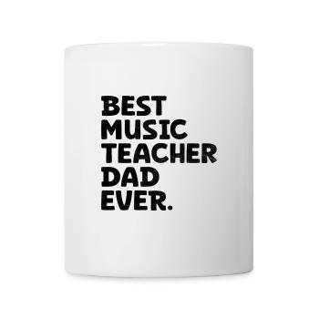 Meilleur professeur de musique Papa de tous les temps Musicien Classe Teachin - Mug blanc - blanc - Devant