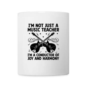 Je ne suis pas seulement un professeur de musique, je suis un chef d’orchestre Musique - Mug blanc - blanc - Devant