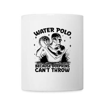 Water-polo parce que les dauphins ne peuvent pas lancer de po aquatique - Mug blanc - blanc - Devant