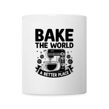Cuire le monde A Better Place Boulanger Pâtisserie Pâtisserie - Mug blanc - blanc - Devant
