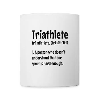 Triathlète Une personne qui ne comprend pas cela sur - Mug blanc - blanc - Devant