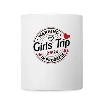 Warning Girls Trip 2024 Vacation Love Heart - Mug - white - Front