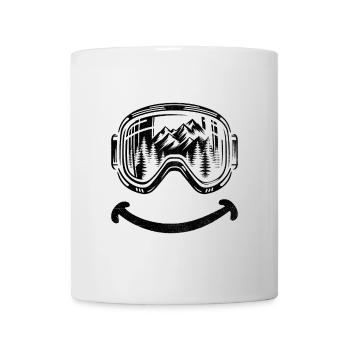 Ski Goggles Skier Skiing Winter Sports Skis - Mug - white - Front