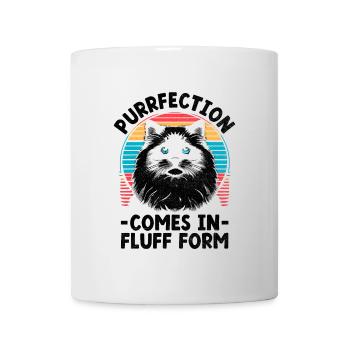 Purrfection Kommt In Pluff Form Ragdoll Ragdolls C - Tasse - Weiß - Vorne