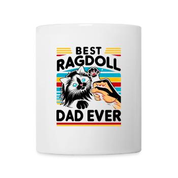 Bester Ragdoll Papa aller Zeiten Ragdolls Besitzer Katzenliebhaber - Tasse - Weiß - Vorne