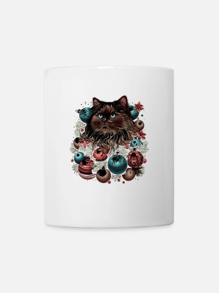 Ragdoll Christmas Ball Cat Lover Ragdolls Cats - Mug - white
