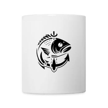 Angelhaken Forelle Angeln Angler Fischer Barsch Angl - Tasse - Weiß - Vorne