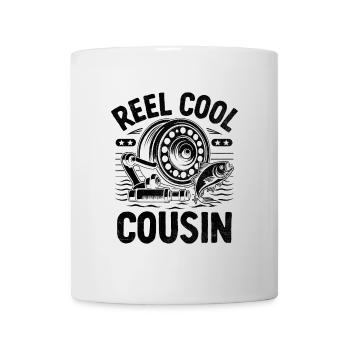 Rolle Cool Cousin Barsch Angeln Angler Fischer Ang - Tasse - Weiß - Vorne