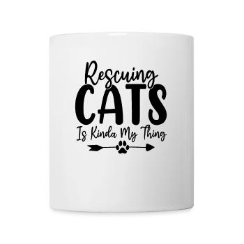 Rescuing Cats Is Kinda My Thing Funny Shelter - Mug - white - Front
