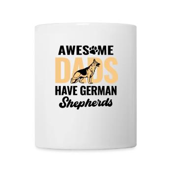 Tolle Väter haben Deutsche Schäferhunde Hundeliebhaber Germa - Tasse - Weiß - Vorne