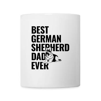 Bester Deutscher Schäferhund Vater aller Zeiten Hundeliebhaber GSD - Tasse - Weiß - Vorne