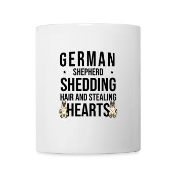 German Shepherd Shedding Hair And Stealing Hearts - Mug - white - Front