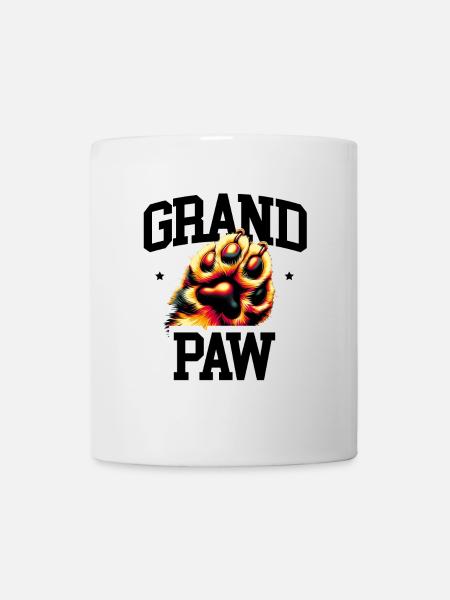 Grand Paw Deutscher Schäferhund Hundeliebhaber Schäferhunde GSD - Tasse - Weiß