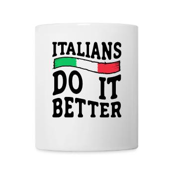 Italiener Italien Lustiger Spruch Geschenkidee - Tasse - Weiß - Vorne