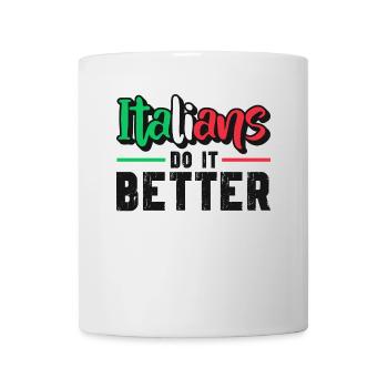 Italiener Italien Lustiger Spruch Geschenkidee - Tasse - Weiß - Vorne