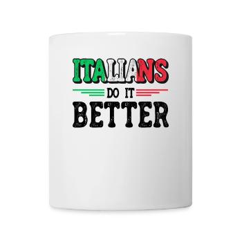 Italiener Italien Lustiger Spruch Geschenkidee - Tasse - Weiß - Vorne