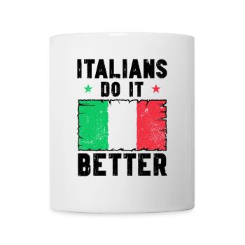 Italiener Italien Lustiger Spruch Geschenkidee - Tasse - Weiß - Vorne