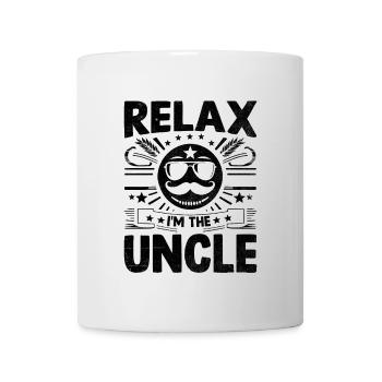 Entspannen Sie sich, ich bin Der Onkel Familie Onkel Nichte Neffe - Tasse - Weiß - Vorne