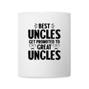 Les meilleurs oncles sont promus à la famille des grands-oncles Un - Mug blanc - blanc - Devant