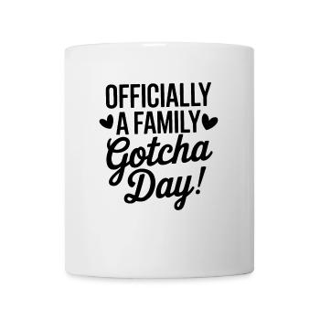 Officially A Family Gotcha Day Funny Adoption - Mug - white - Front