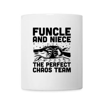 Funcle Und Nichte Das Perfect Chaos Team Onkel Fami - Tasse - Weiß - Vorne