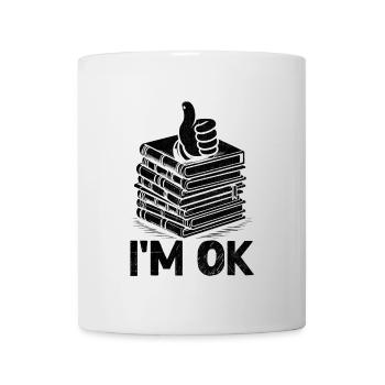 Je vais bien lire des livres rat de bibliothèque bibliophile - Mug blanc - blanc - Devant