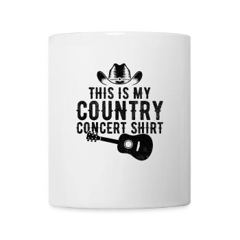This Is My Country Concert Music Song Lover - Mug - white - Front