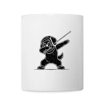 Dubbing Dog Fencer Fence Sword Epee Fencing - Mug - white - Front