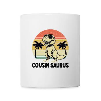 Rétro cousin saurus dinosaure cousins famille - Mug blanc - blanc - Devant