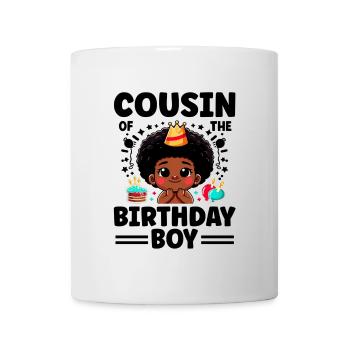 Cousin Of The Birthday Boy Family Cousins - Mug - white - Front
