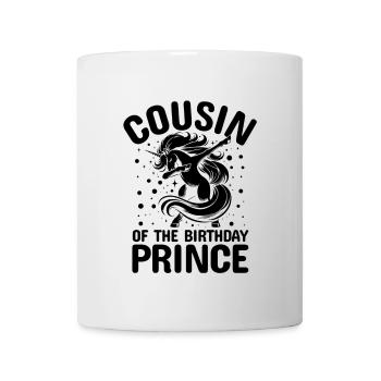 Cousin Du Prince D’anniversaire Doublage Licorne - Mug blanc - blanc - Devant