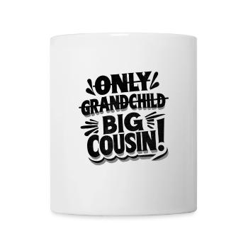 Großer Cousin Schwangerschaftsankündigung Familie Cousins und Cousinen - Tasse - Weiß - Vorne