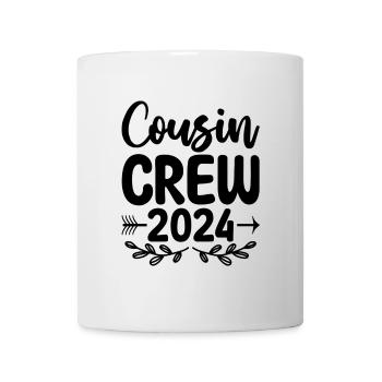 Cousin Crew 2024 Pregnancy Announcement Family - Mug - white - Front