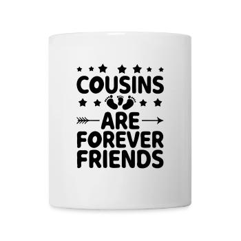 Cousins Are Forever Friends Family Reunion Cousin - Mug - white - Front