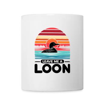 Laissez-moi un huard Birdwatching Birdwatcher Bird - Mug blanc - blanc - Devant