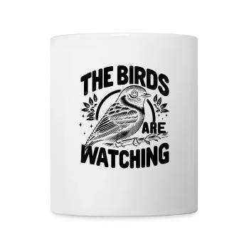 Les oiseaux regardent Observation des oiseaux Birder - Mug blanc - blanc - Devant