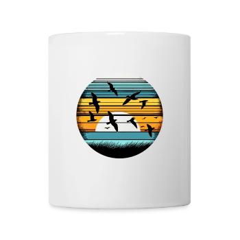Vintage Birdwatching Bird Birder Oiseaux Birdwatcher - Mug blanc - blanc - Devant