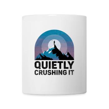 Quietly Crushing It Sayings For Introverts - Mug - white - Front