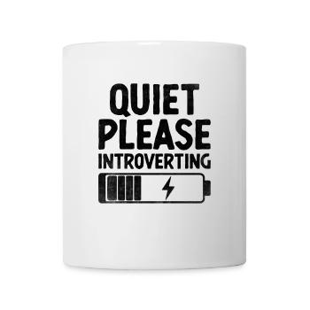 Dictons introvertis discrets pour les introvertis - Mug blanc - blanc - Devant