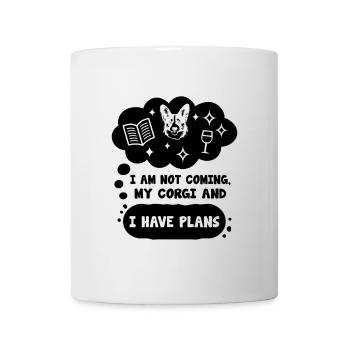 Introvert Corgi Sayings For Introverts - Mug - white - Front