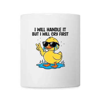 Ich werde damit umgehen Sarkasmus Sarkastisch - Tasse - Weiß - Vorne