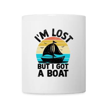 Ich bin verloren, aber ich habe ein Boot Paddelboot - Tasse - Weiß - Vorne