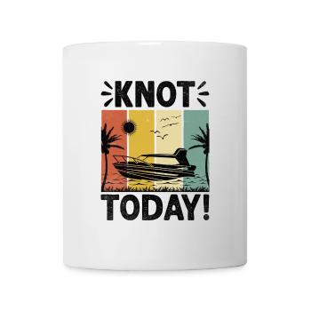 Knoten Heute Paddelboot - Tasse - Weiß - Vorne