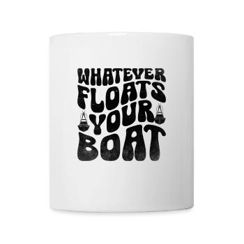 Was auch immer schwimmt, Ihr Boot Paddelboot - Tasse - Weiß - Vorne