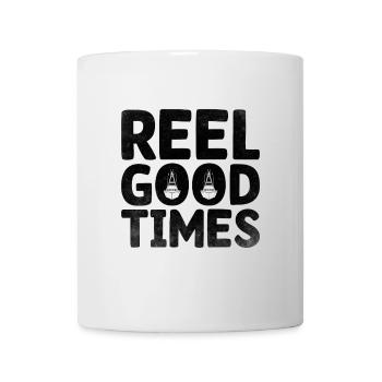 Reel Good Times Paddelboot - Tasse - Weiß - Vorne