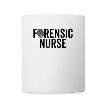 Forensic Nurse Medical Examiner RN Nursing Funny - Mug - white - Front